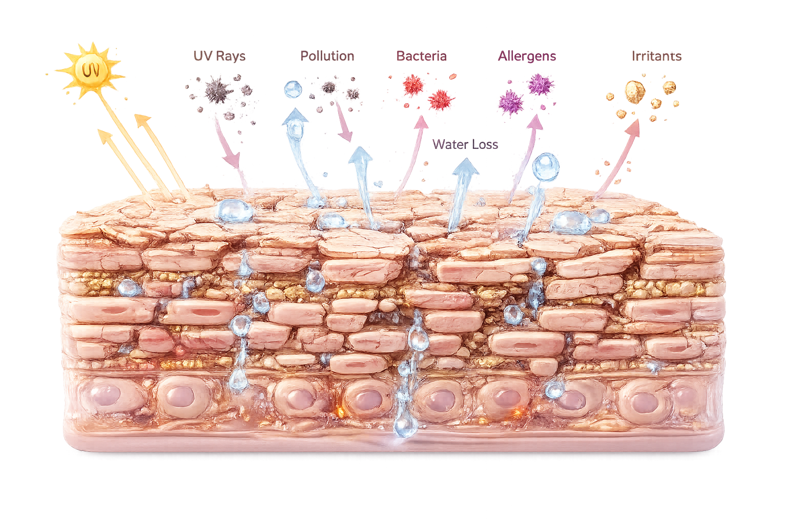 Damaged Skin Barrier