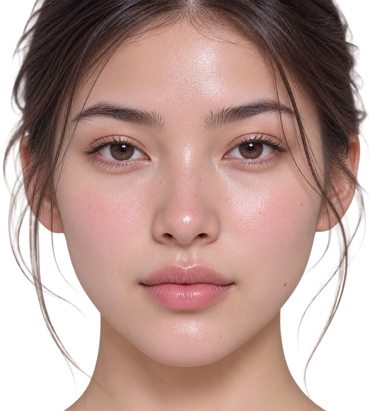 Illustration showing different skincare zones