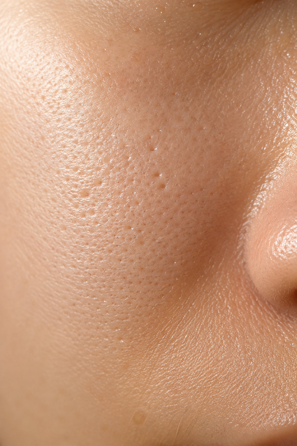 Enlarged pores appearance illustration