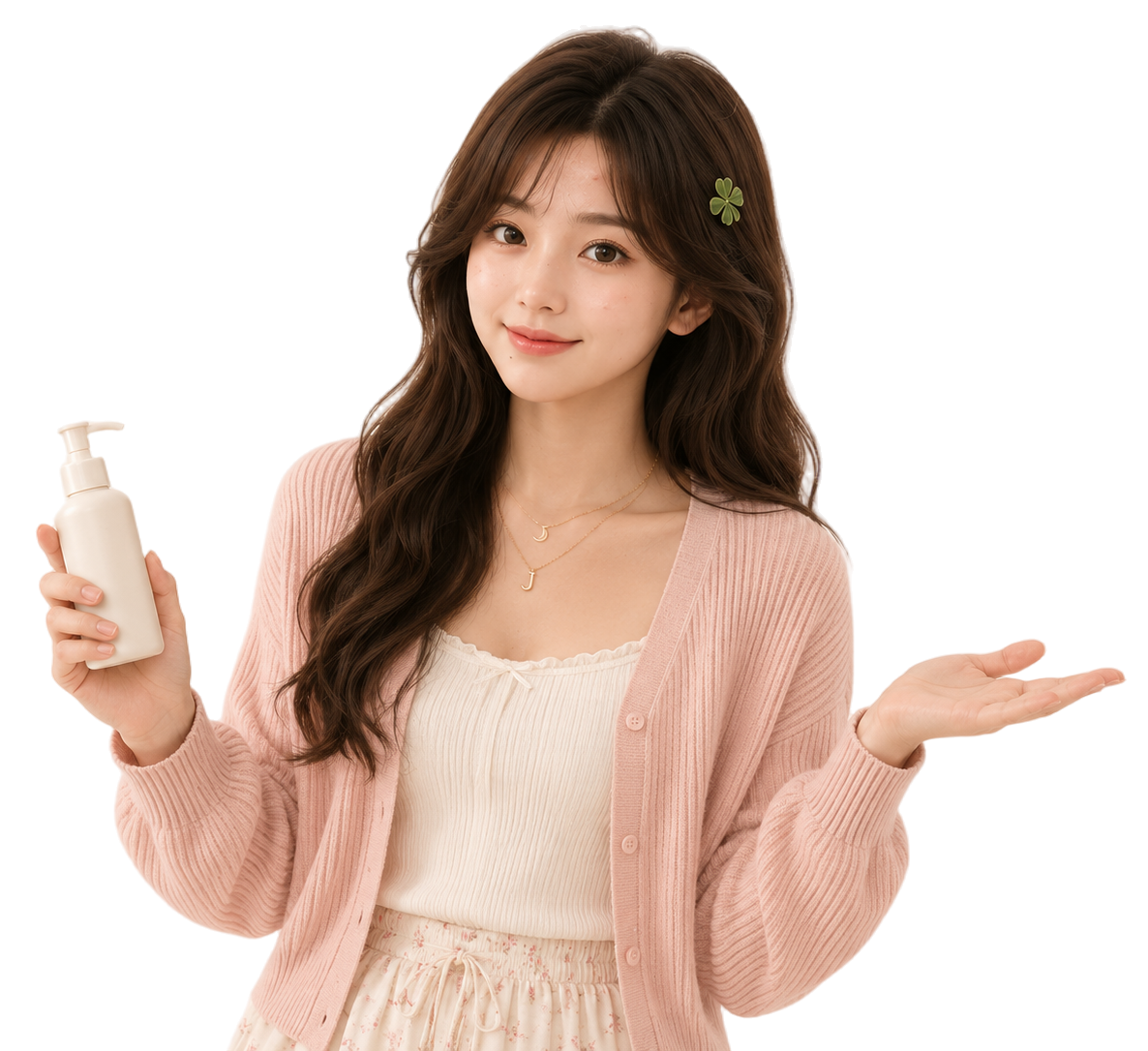 Mimii giving skincare advice