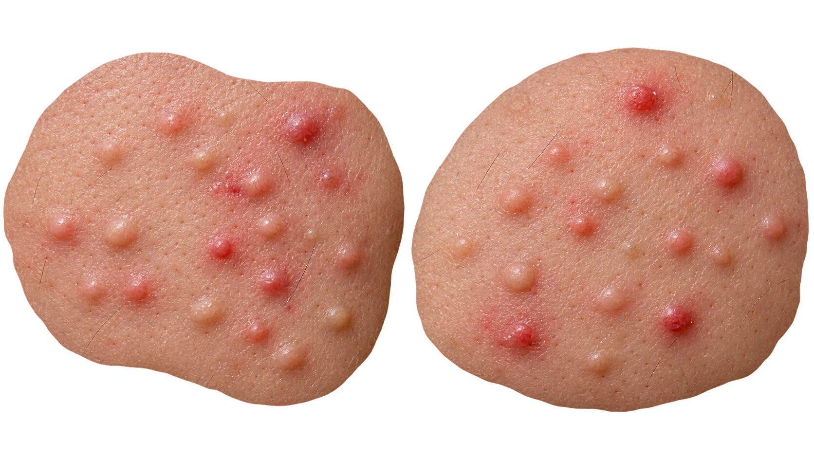 Pink bumps