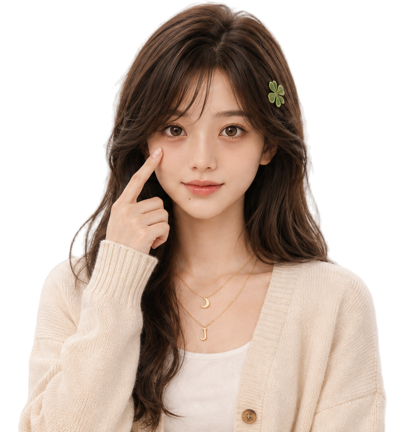 Mimii explaining different types of dark circles
