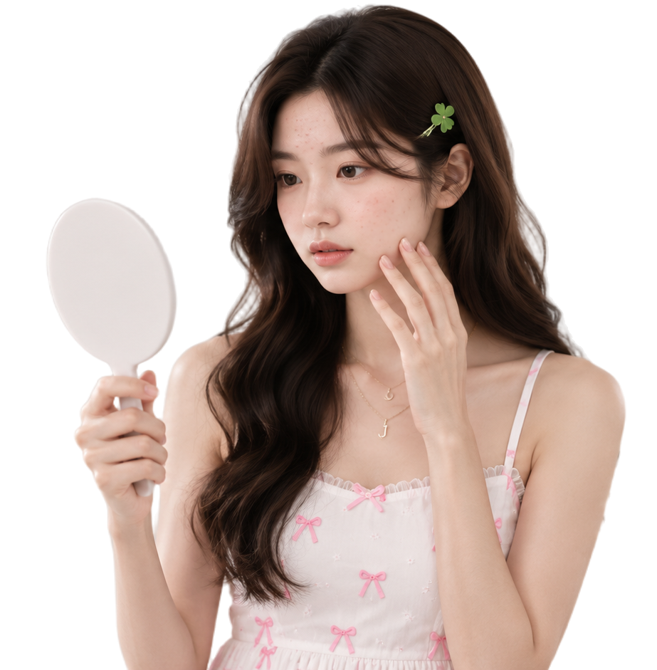 Fungal Acne Illustration
