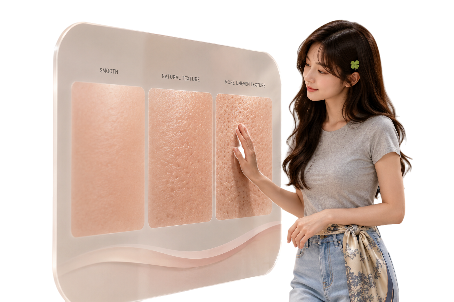 Skin texture skincare illustration