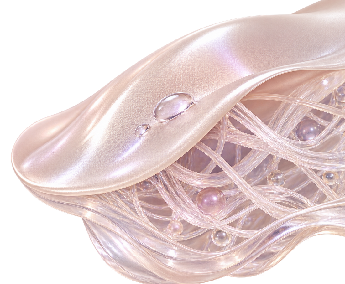 Skincare illustration representing anti-aging and skin renewal