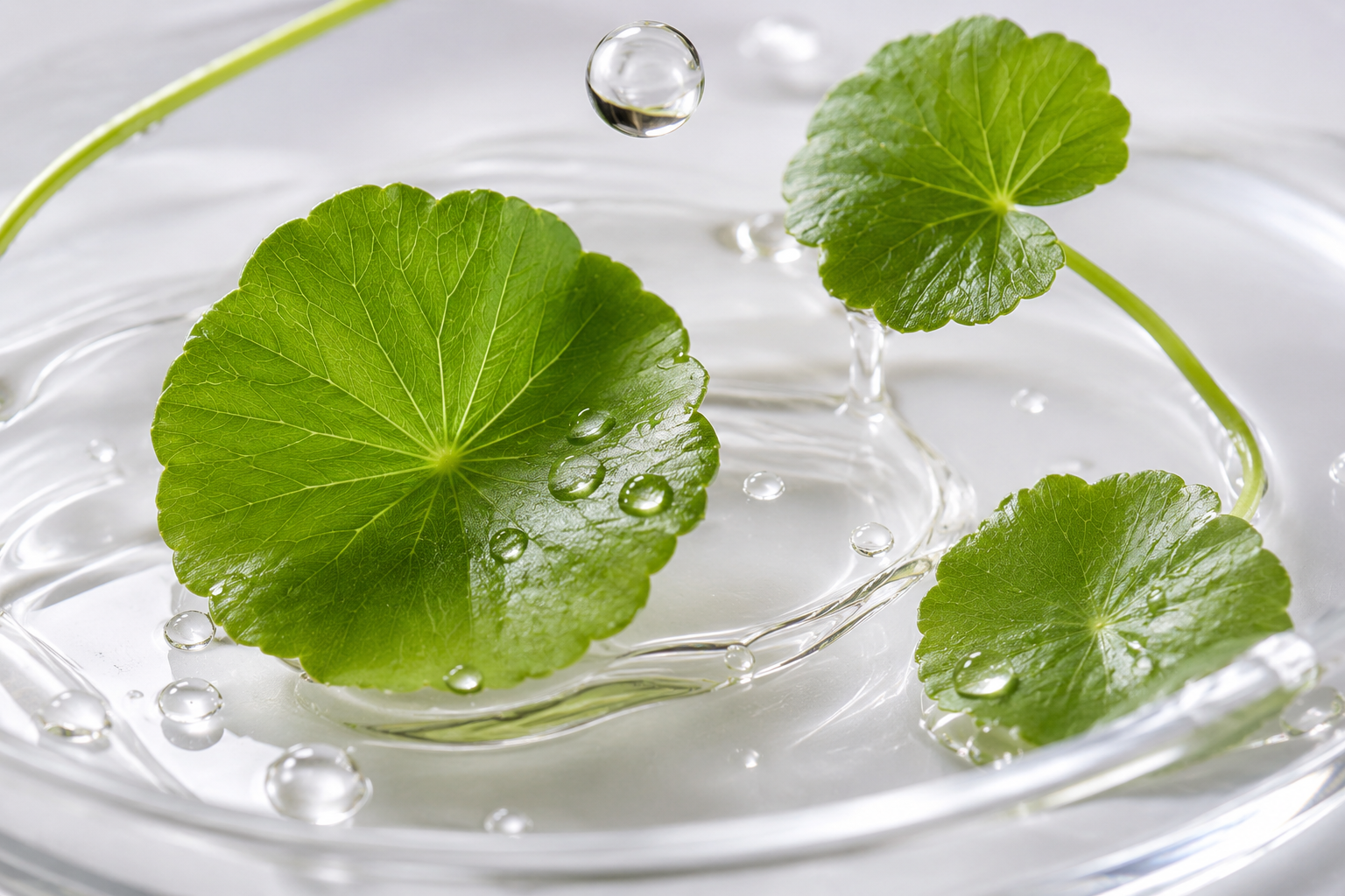 Centella Asiatica skincare illustration