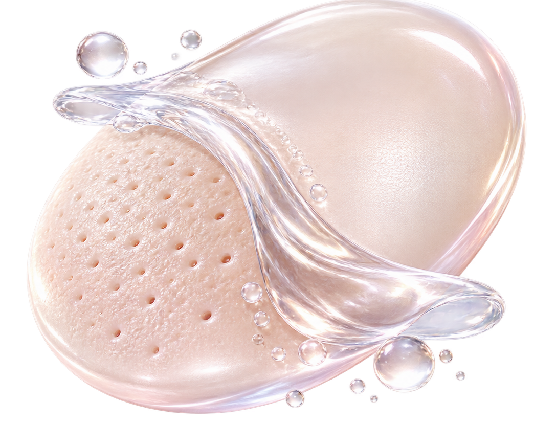 Skincare illustration representing acne and clogged pores