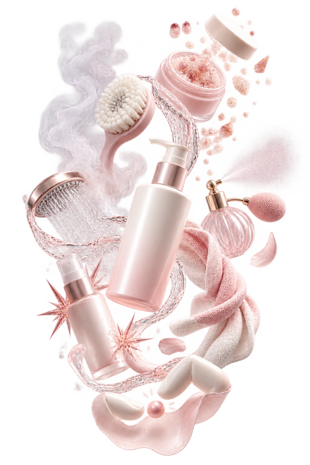 Illustration representing gentle care for rosacea-prone skin