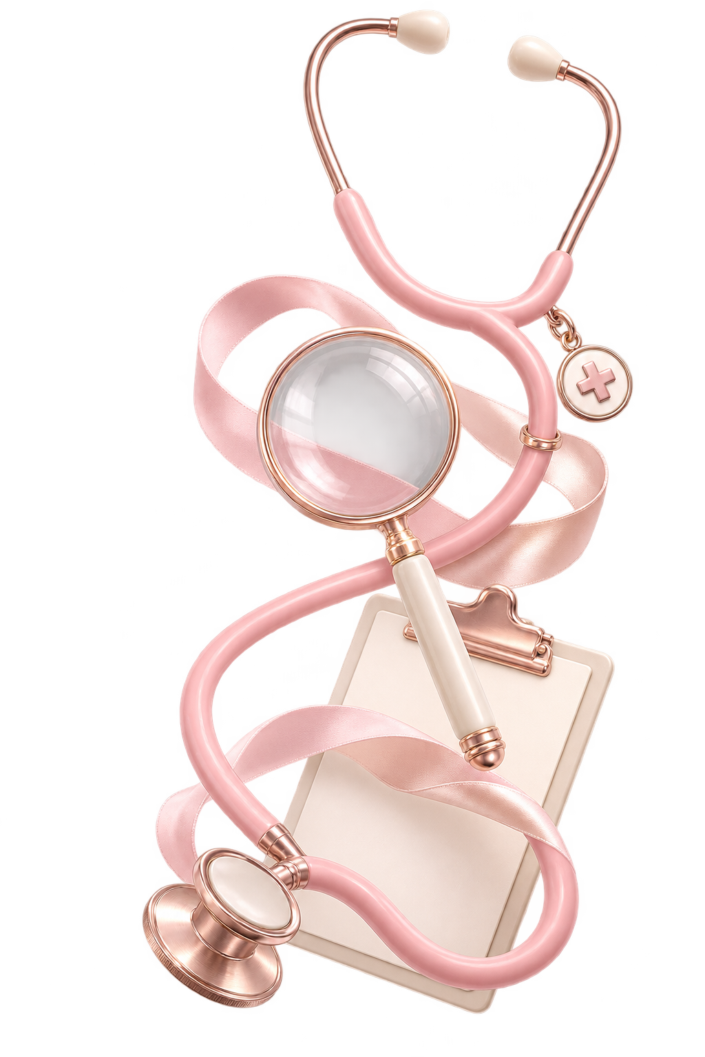 Illustration representing a dermatologist consultation for rosacea
