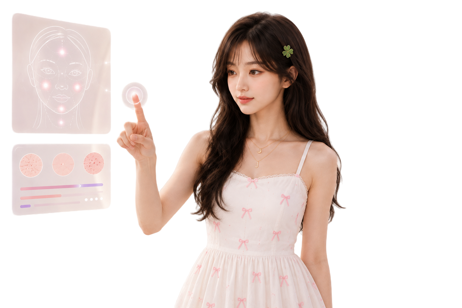 Mimii analyzing your skin