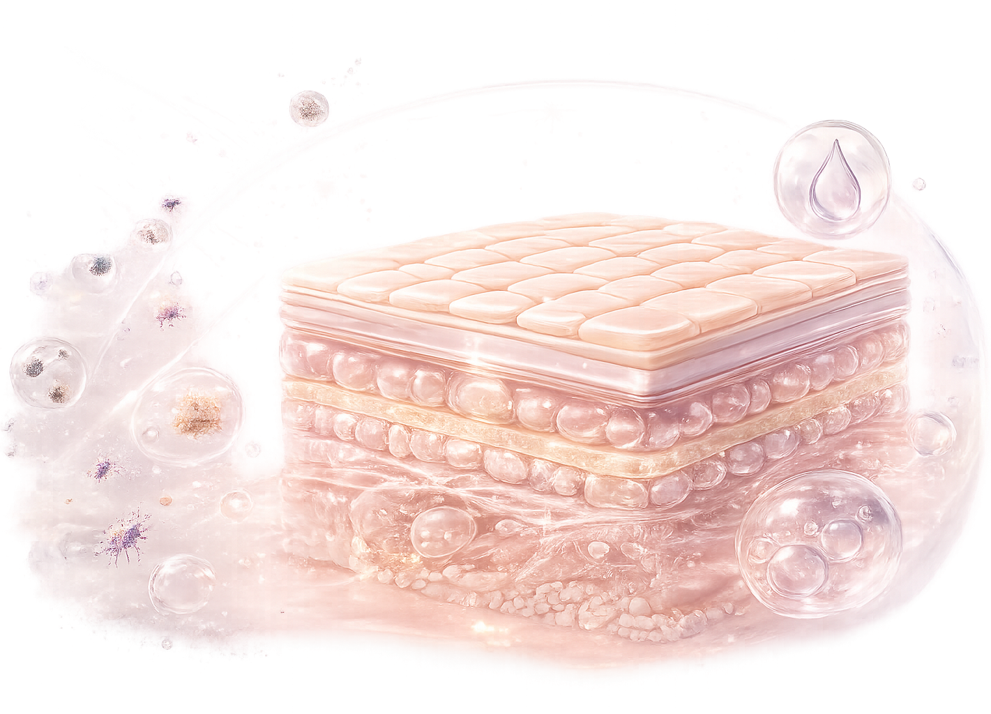 Healthy Skin Barrier Illustration