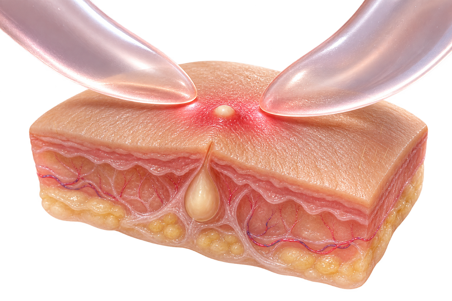 Whitehead skincare illustration